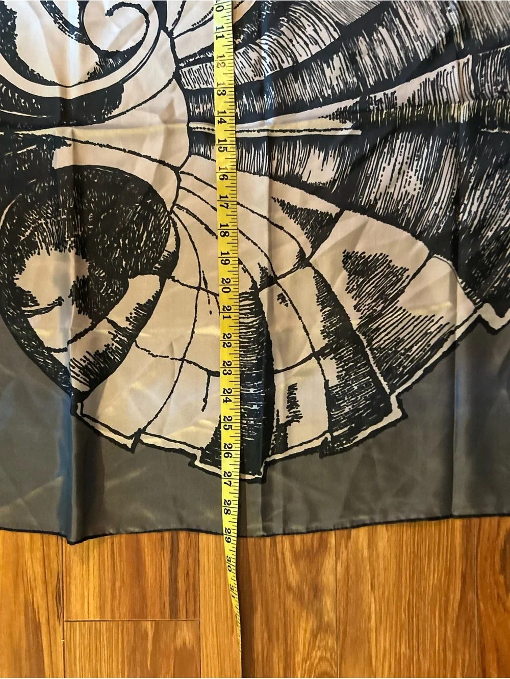Georgio Sant Angelo for Sally Gee vintage 100% silk scarf wrap.